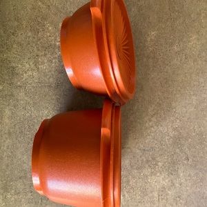 Vintage Tupperware Lidded Bowl x2